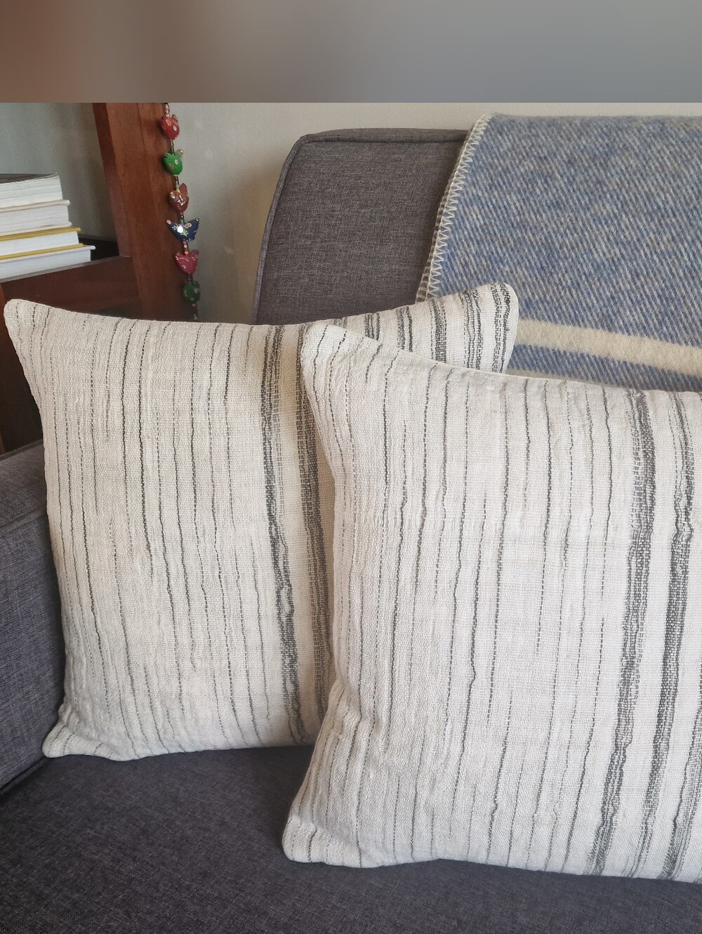 EQ3 100% Linen Throw Pillows 16x16